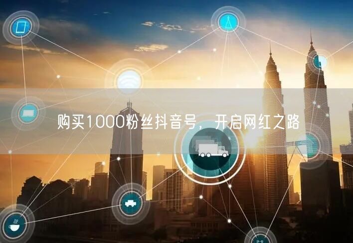 购买1000粉丝抖音号，开启网红之路